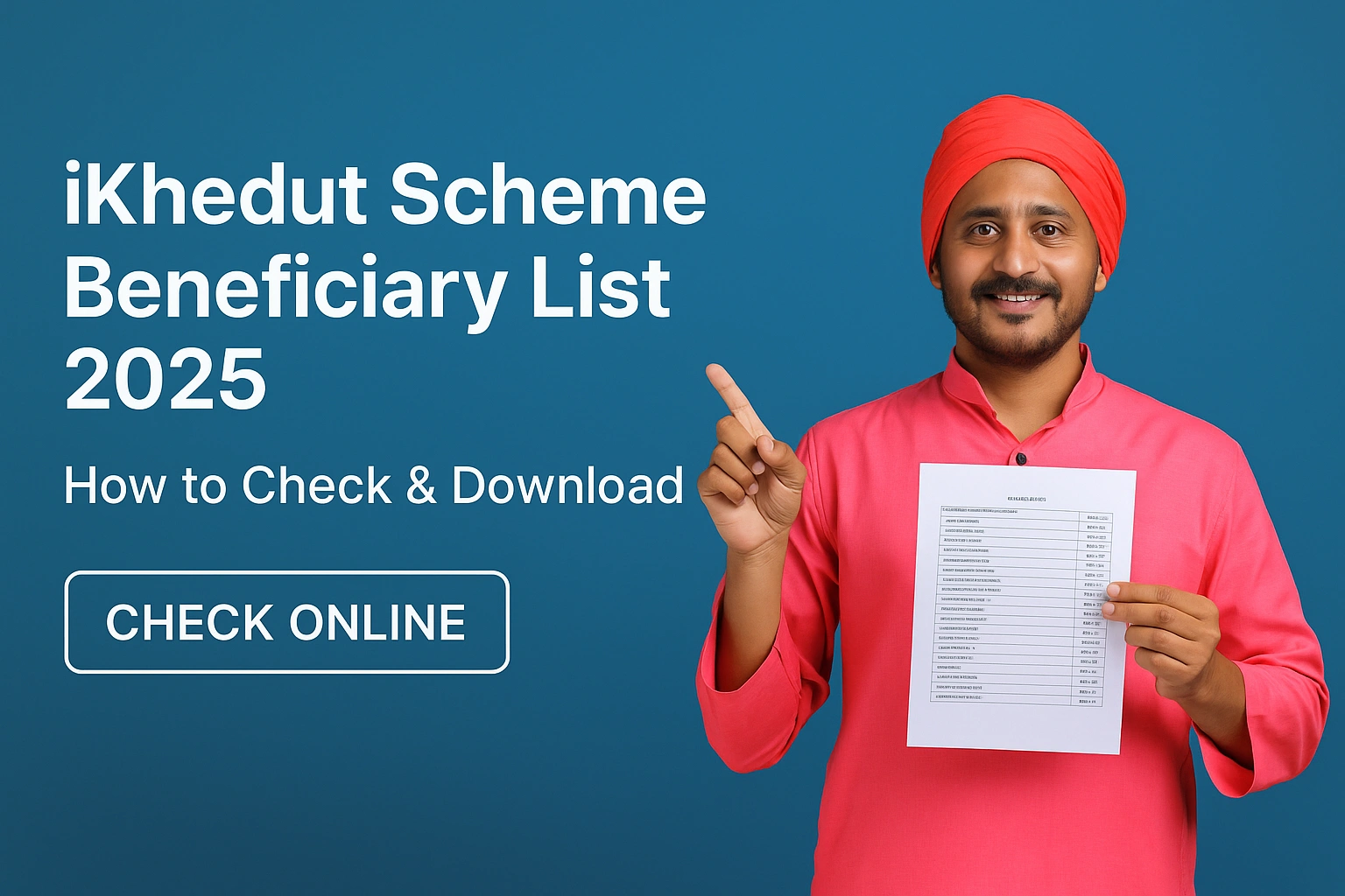 iKhedut Scheme Beneficiary List 2025